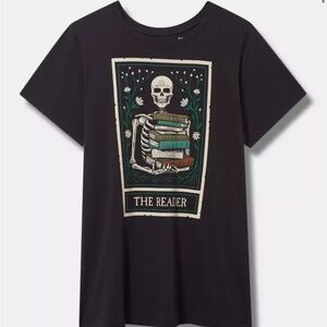 Reading Tarot Card Classic Fit Heritage Jersey Crew Tee